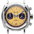 Geckota Chronotimer Chronograph Watch Yellow Dial VS-369-4