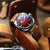 Geckota Vintage V-Stitch Italian Leather Watch Strap - Light Brown