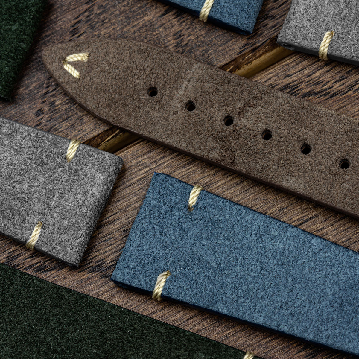 Blue suede sales watch strap