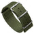 Phalanx Nylon Military Watch Strap - Army Green - Satin