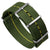 Phalanx Marine Nationale Military Nylon Watch Strap - Green/Yellow - Satin