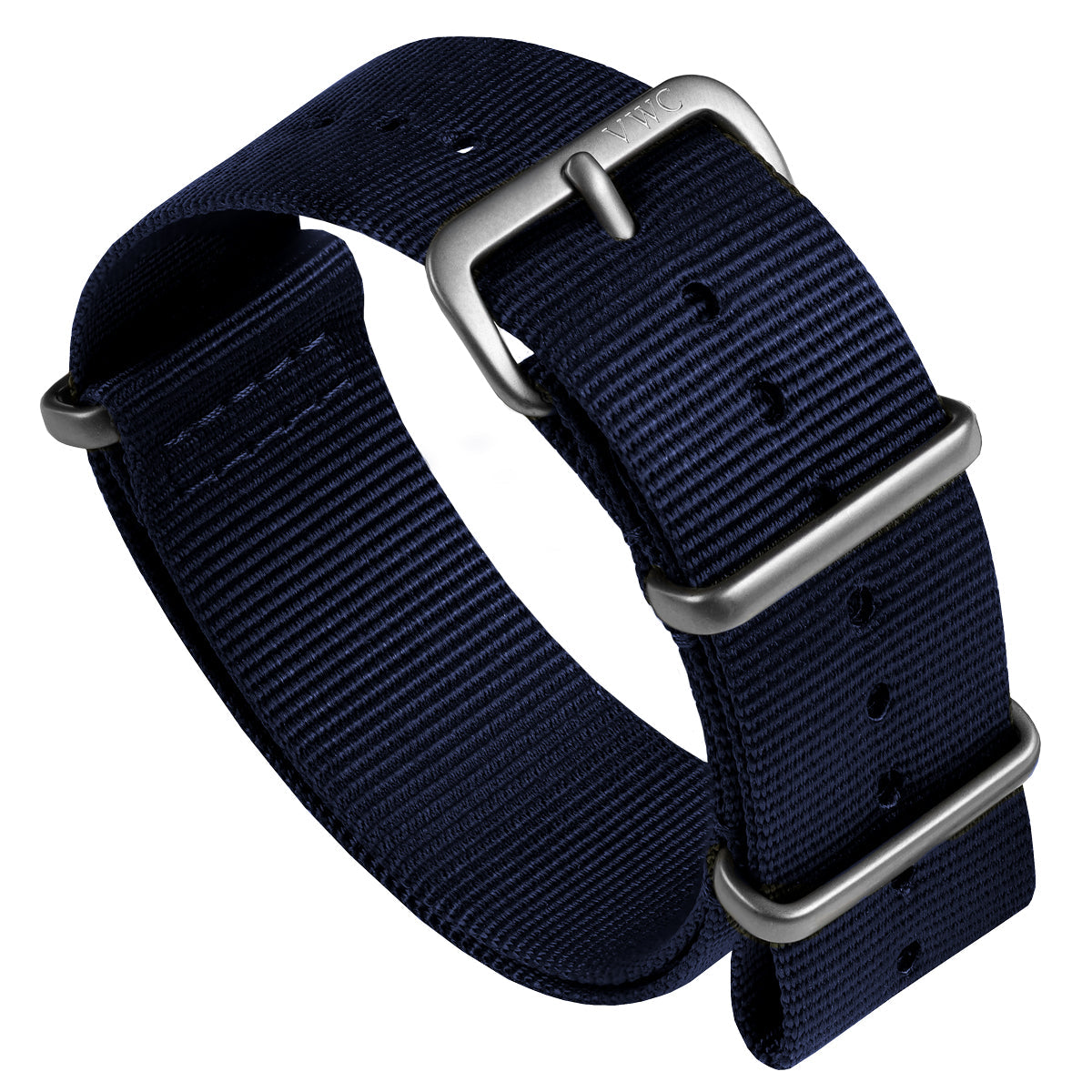 The Vintage Watch Company Nylon Watch Strap - Navy
